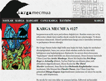 Tablet Screenshot of kargamecmua.org